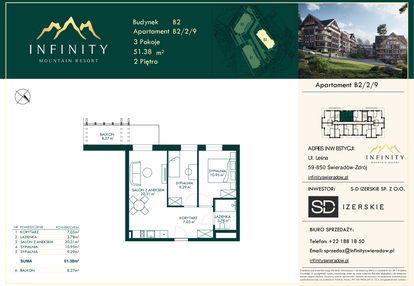 Mieszkanie w inwestycji: Infinity Mountain Resort