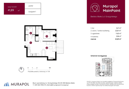 Mieszkanie w inwestycji: Murapol MainPoint