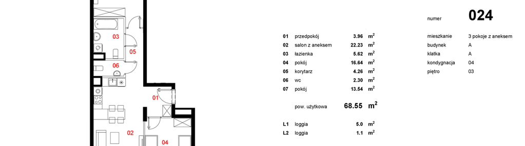 Mieszkanie w inwestycji: Osiedle Mocha Tower