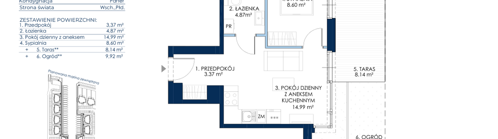 Mieszkanie w inwestycji: Sol Marina etap III