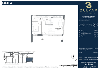 Mieszkanie w inwestycji: Bulvar Apartments - etap I