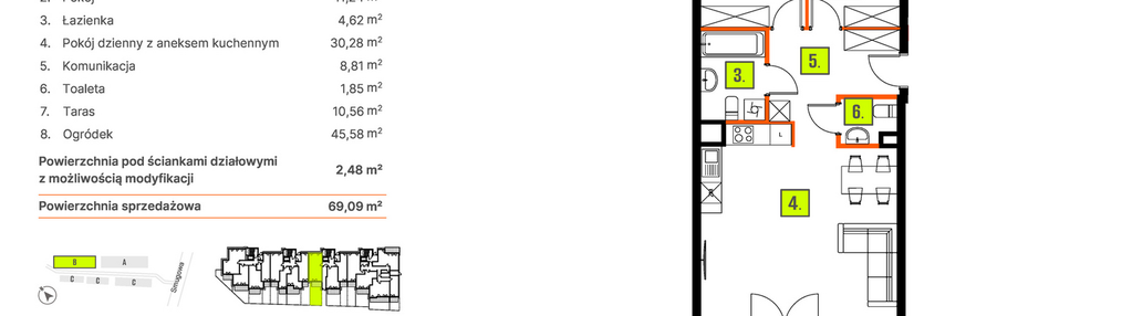 Mieszkanie w inwestycji: Osiedle BLASK - Etap I