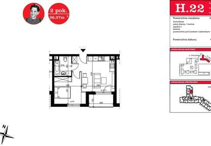 Mieszkanie w inwestycji: ART MODERN etap III - bud. H