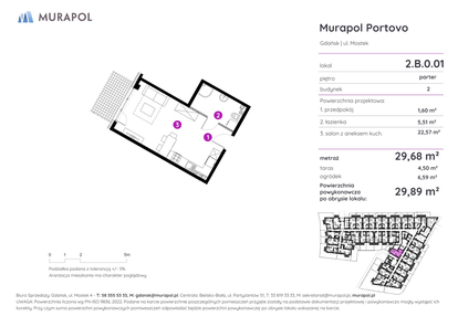 Mieszkanie w inwestycji: Murapol Portovo