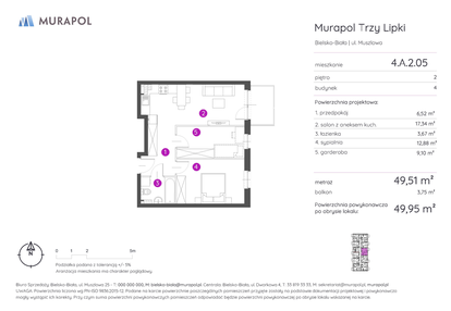 Mieszkanie w inwestycji: Murapol Trzy Lipki