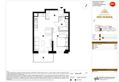 Mieszkanie w inwestycji: Apartamenty nad Oławką