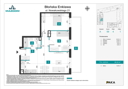 Mieszkanie w inwestycji: Błońska Enklawa