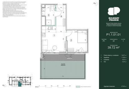 Mieszkanie w inwestycji: Bulwary Praskie etap NOP