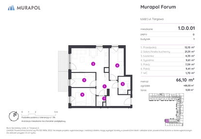 Mieszkanie w inwestycji: Murapol Forum