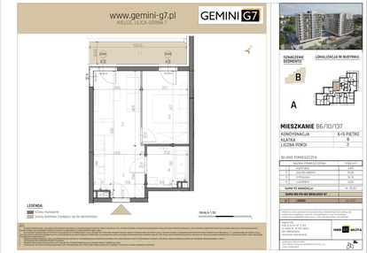 Mieszkanie w inwestycji: GEMINI G-7