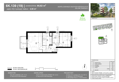Mieszkanie w inwestycji: Zielone Zamienie IX