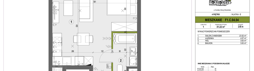 Mieszkanie w inwestycji: XYZ Place