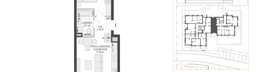 Mieszkanie w inwestycji: Osiedle Warszawska etap III