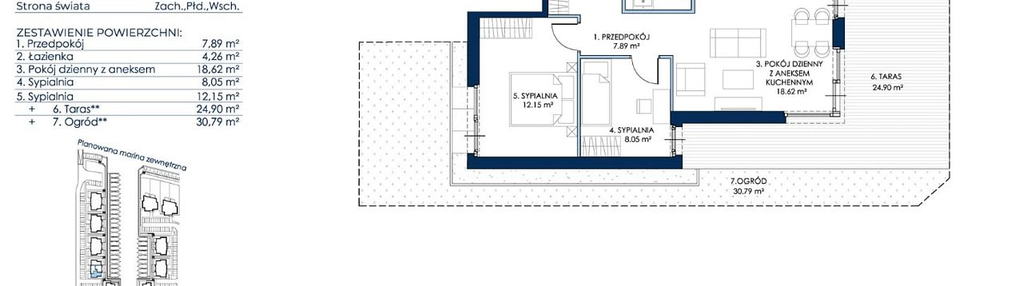 Mieszkanie w inwestycji: Sol Marina etap III