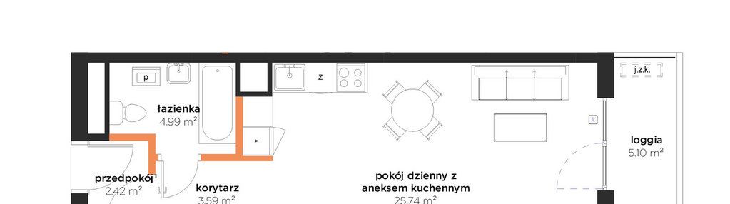 Mieszkanie w inwestycji: Nowe Żerniki to KOSMOS