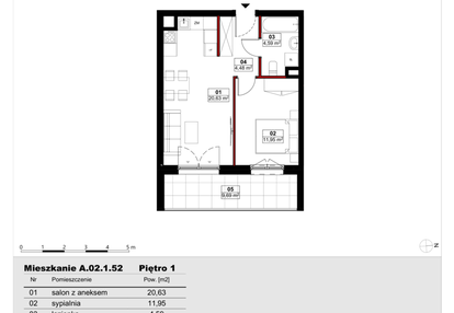 Mieszkanie w inwestycji: Skwer Witosa