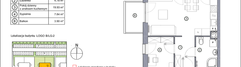 Mieszkanie w inwestycji: os. Linea w Buku