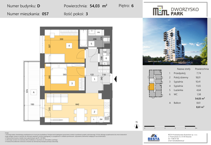 Mieszkanie w inwestycji: Dworzysko Park - Etap III