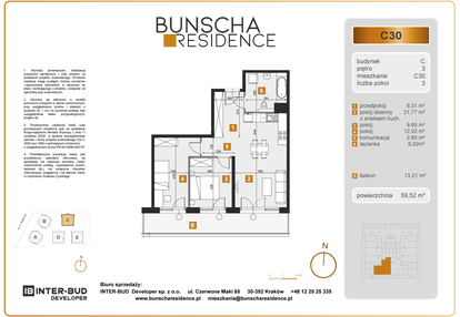 Mieszkanie w inwestycji: Bunscha Residence