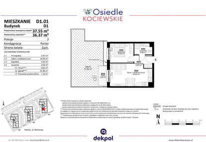 Mieszkanie w inwestycji: Osiedle Kociewskie etap III