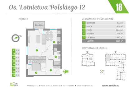 Mieszkanie w inwestycji: Os. Lotnictwa Polskiego 12