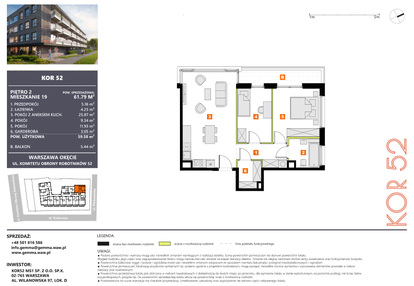 Mieszkanie w inwestycji: KOR 52