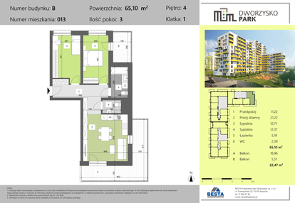 Mieszkanie w inwestycji: Dworzysko Park - Etap II