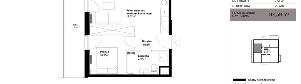 Mieszkanie w inwestycji: Strzeszyńska 77