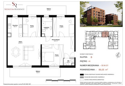 Mieszkanie w inwestycji: Siedlecka Residence