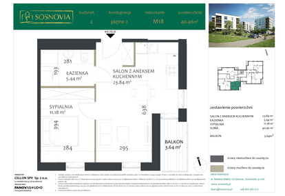Mieszkanie w inwestycji: Sosnovia