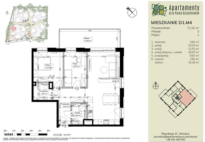 Mieszkanie w inwestycji: Apartamenty przy Parku Szczytnickim