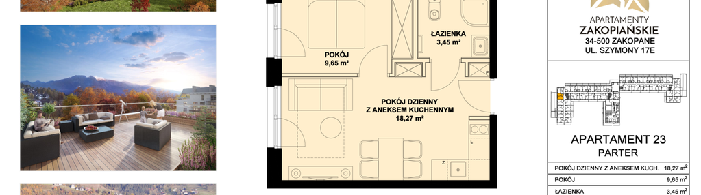 Mieszkanie w inwestycji: Apartamenty Zakopiańskie