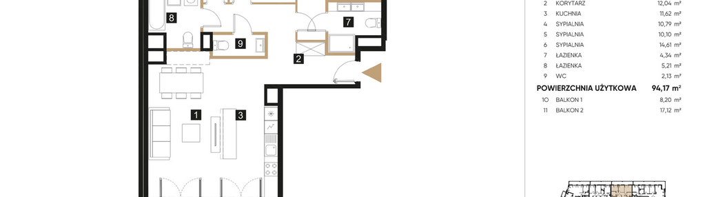 Mieszkanie w inwestycji: Konwiktorska Residence