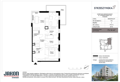 Mieszkanie w inwestycji: Strzeszyńska 77