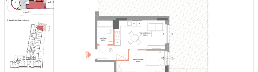 Mieszkanie w inwestycji: Apartamenty Nowy Świat - inwestycyjne