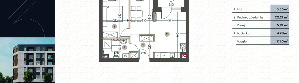 Mieszkanie w inwestycji: Kopcińskiego 33