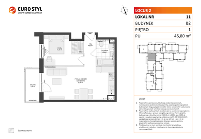 Mieszkanie w inwestycji: Locus 2 bud. B2