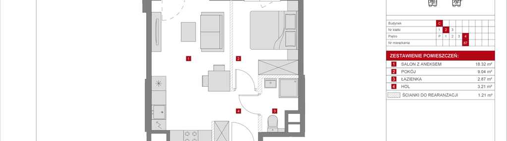 Mieszkanie w inwestycji: Dzielnica Mieszkaniowa Metro Zachód - etap 8.1