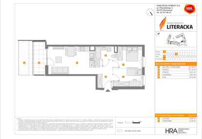 Mieszkanie w inwestycji: Apartamenty Literacka etap 2.2