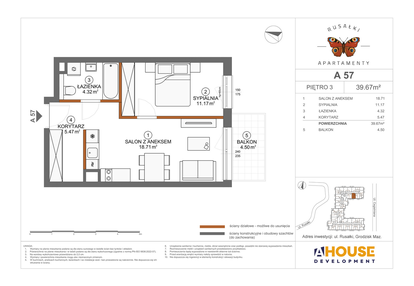 Mieszkanie w inwestycji: Apartamenty Rusałki