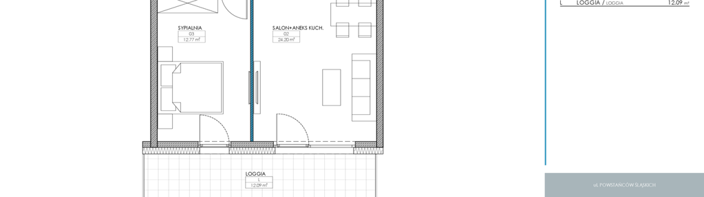 Mieszkanie w inwestycji: Nordic Powstańców Śląskich