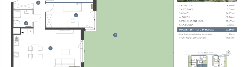 Mieszkanie w inwestycji: Astelia Park etap 1A i 3