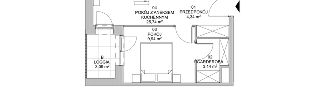 Mieszkanie w inwestycji: Francuska Park VIIIA