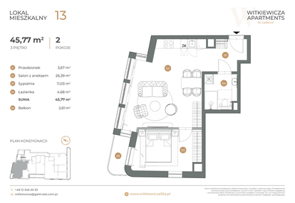 Mieszkanie w inwestycji: Witkiewicza Apartments