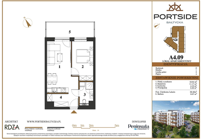 Mieszkanie w inwestycji: Portside Bałtycka