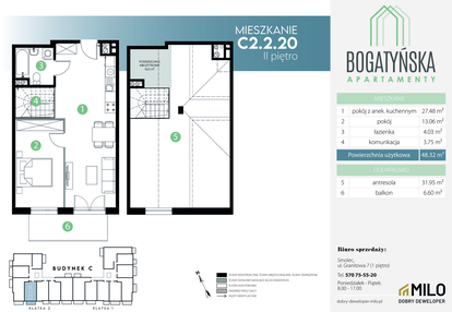 Mieszkanie w inwestycji: Bogatyńska Apartamenty etap 3