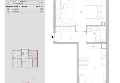 Mieszkanie w inwestycji: ATAL Bronowice