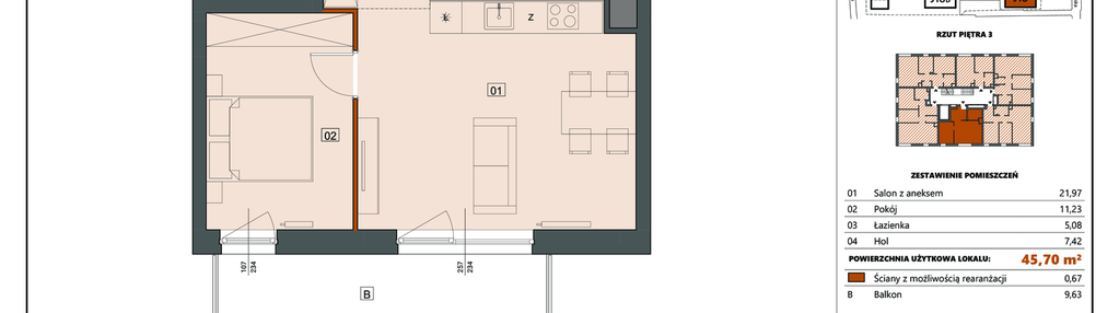 Mieszkanie w inwestycji: Ogrody Andersena