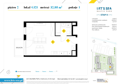 Mieszkanie w inwestycji: Let's Sea Baltic Park II