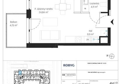 Mieszkanie w inwestycji: Nadmotławie Apartments etap J